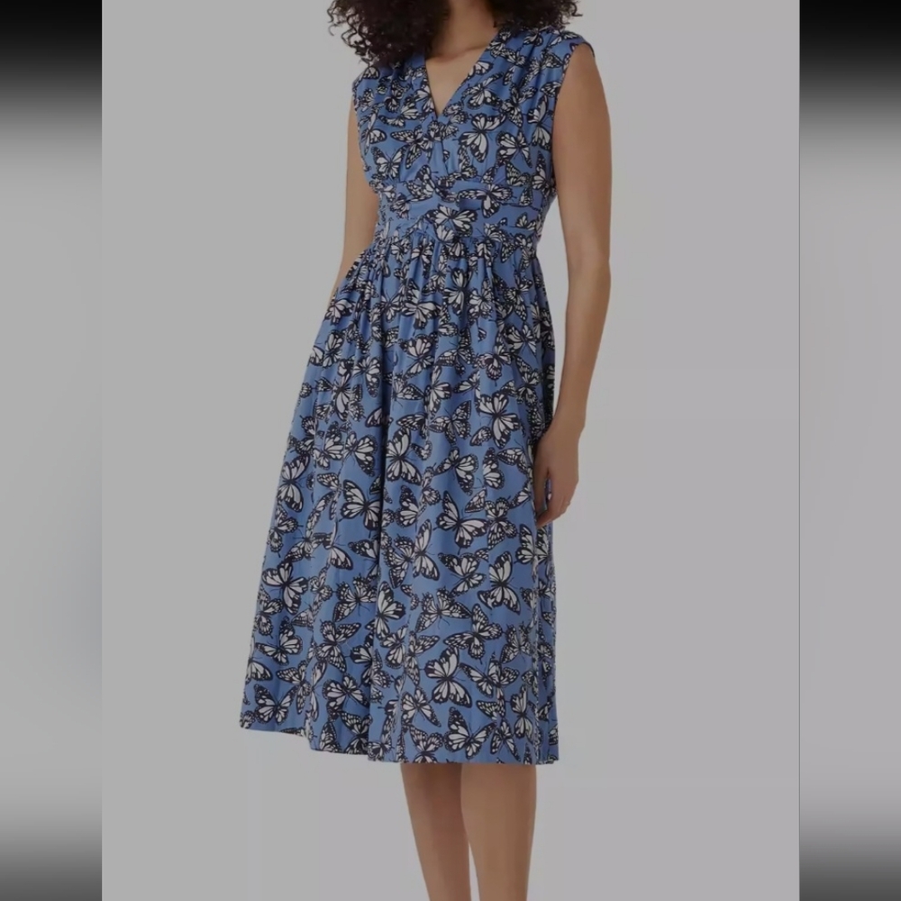 Kate Spade Butterfly Fit & Flare Dress